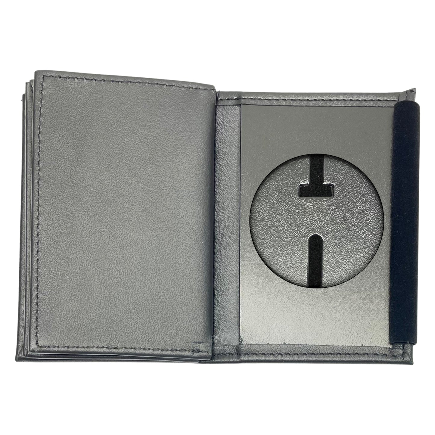 FBOP | Federal Bureau of Prisons Horizontal Bifold Double ID Credential & Hidden Badge Wallet-Perfect Fit-911 Duty Gear USA