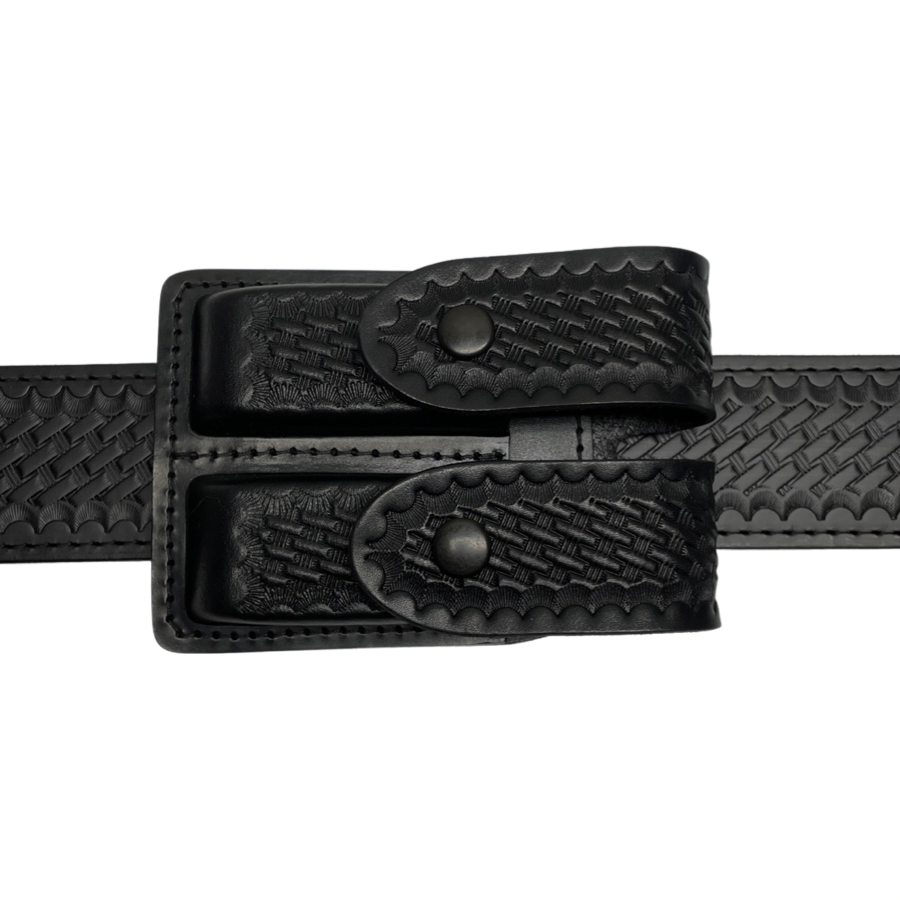 Leather Closed Top Magazine Pouch - Universal Single Stacked Mags-Perfect Fit-911 Duty Gear USA