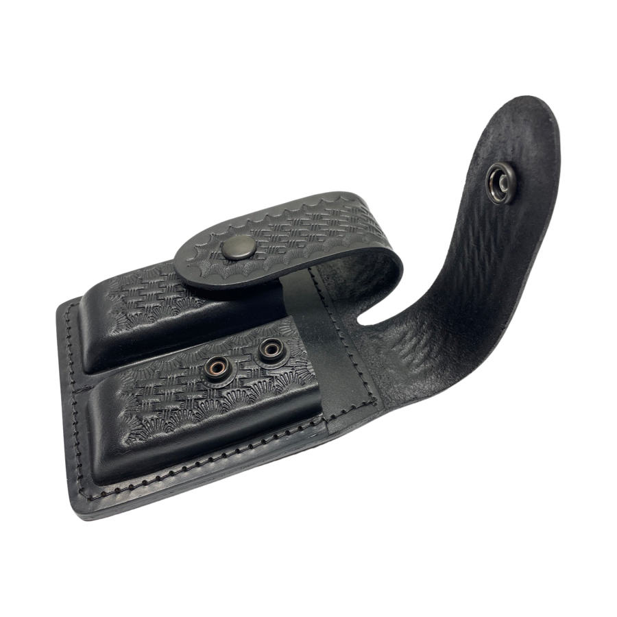 Leather Closed Top Magazine Pouch - Universal Single Stacked Mags-Perfect Fit-911 Duty Gear USA