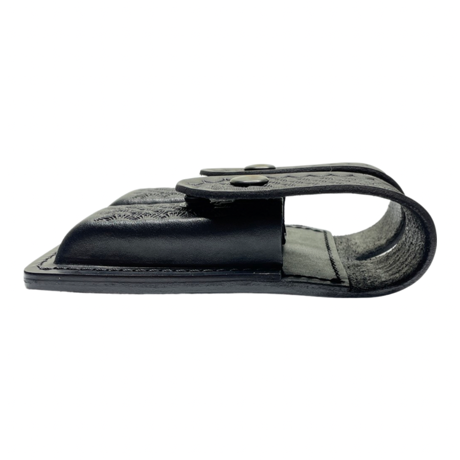 Leather Closed Top Magazine Pouch - Universal Single Stacked Mags-Perfect Fit-911 Duty Gear USA