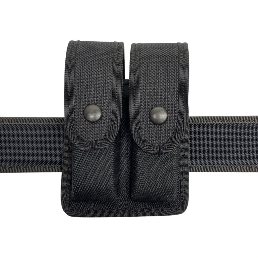 Large Closed Top Nylon Magazine Pouch - Universal Double Stacked Mags-Perfect Fit-911 Duty Gear USA