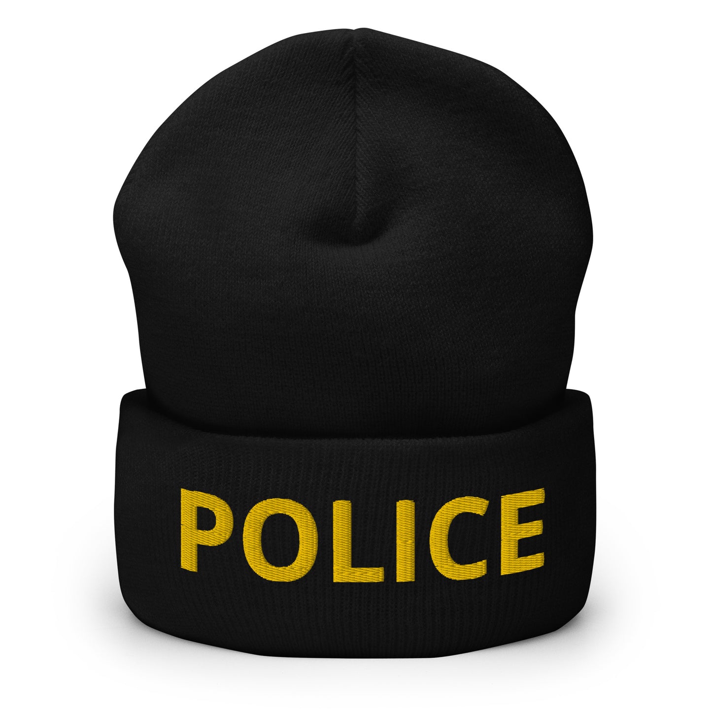 Embroidered Police Duty Cuffed Yupoong Beanie-911 Duty Gear USA-911 Duty Gear USA
