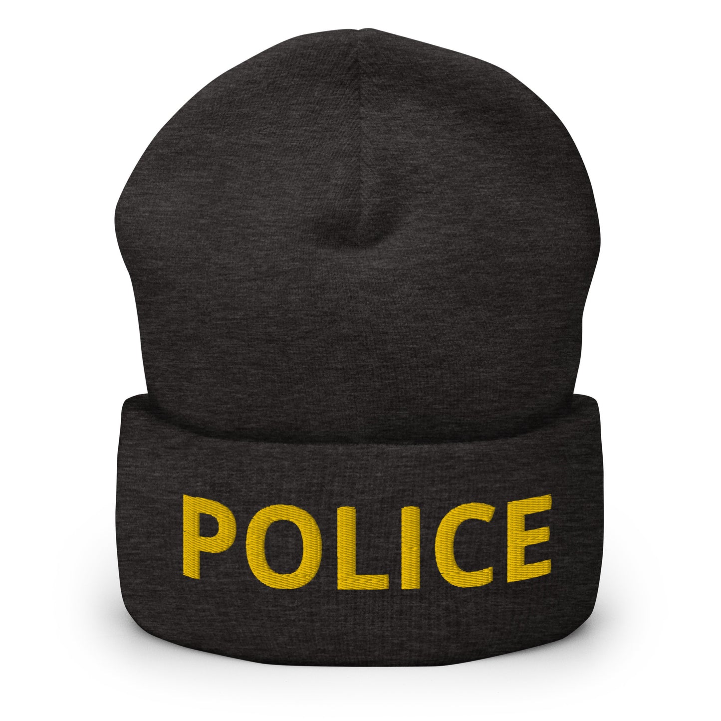 Embroidered Police Duty Cuffed Yupoong Beanie-911 Duty Gear USA-911 Duty Gear USA