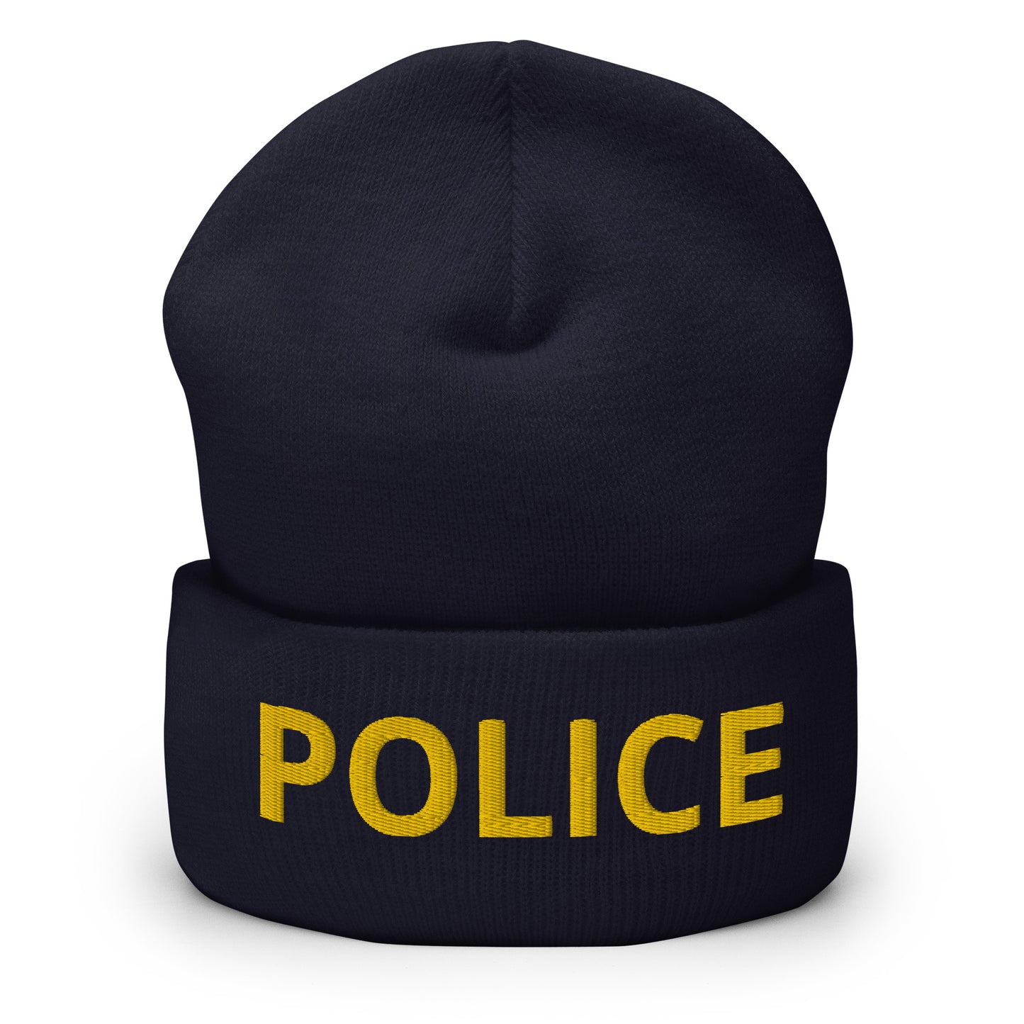 Embroidered Police Duty Cuffed Yupoong Beanie-911 Duty Gear USA-911 Duty Gear USA