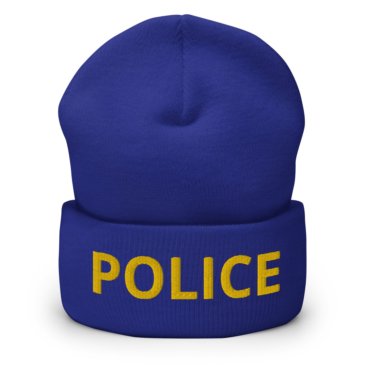 Embroidered Police Duty Cuffed Yupoong Beanie-911 Duty Gear USA-911 Duty Gear USA
