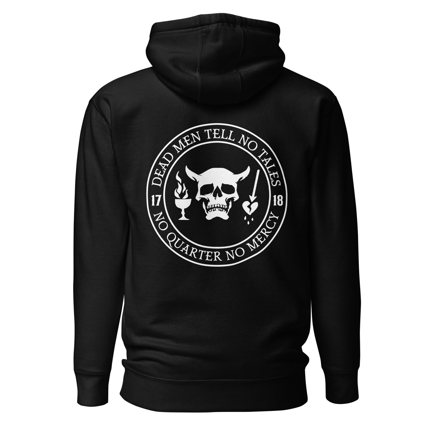 Dead Men Tell No Tales - No Quarter No Mercy Premium Hoodie-911 Duty Gear USA-911 Duty Gear USA