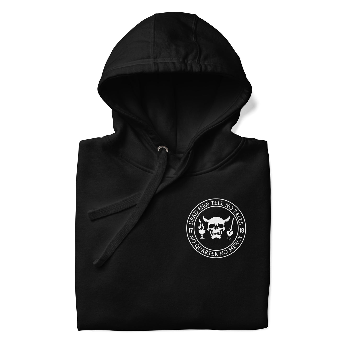 Dead Men Tell No Tales - No Quarter No Mercy Premium Hoodie-911 Duty Gear USA-911 Duty Gear USA