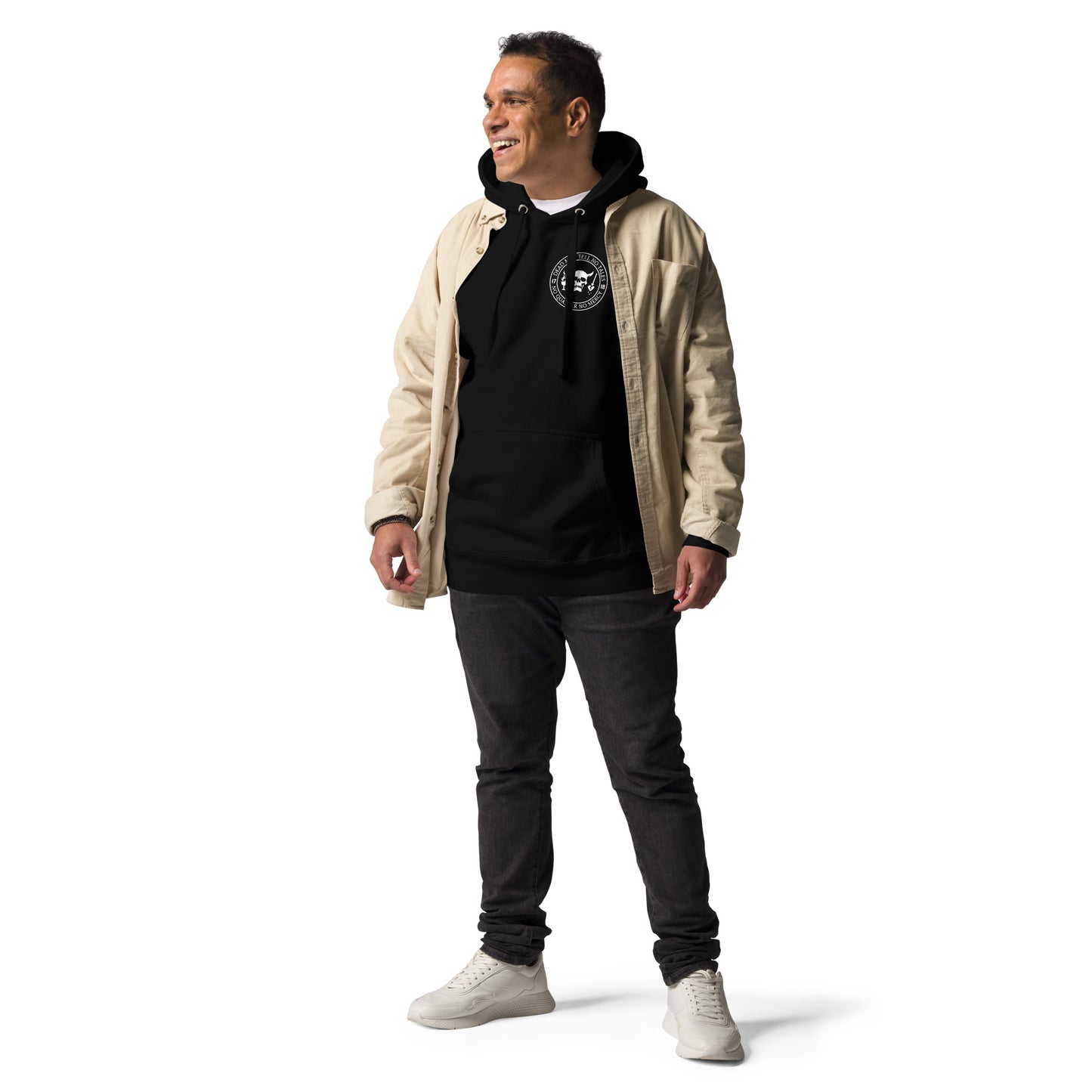 Dead Men Tell No Tales - No Quarter No Mercy Premium Hoodie-911 Duty Gear USA-911 Duty Gear USA
