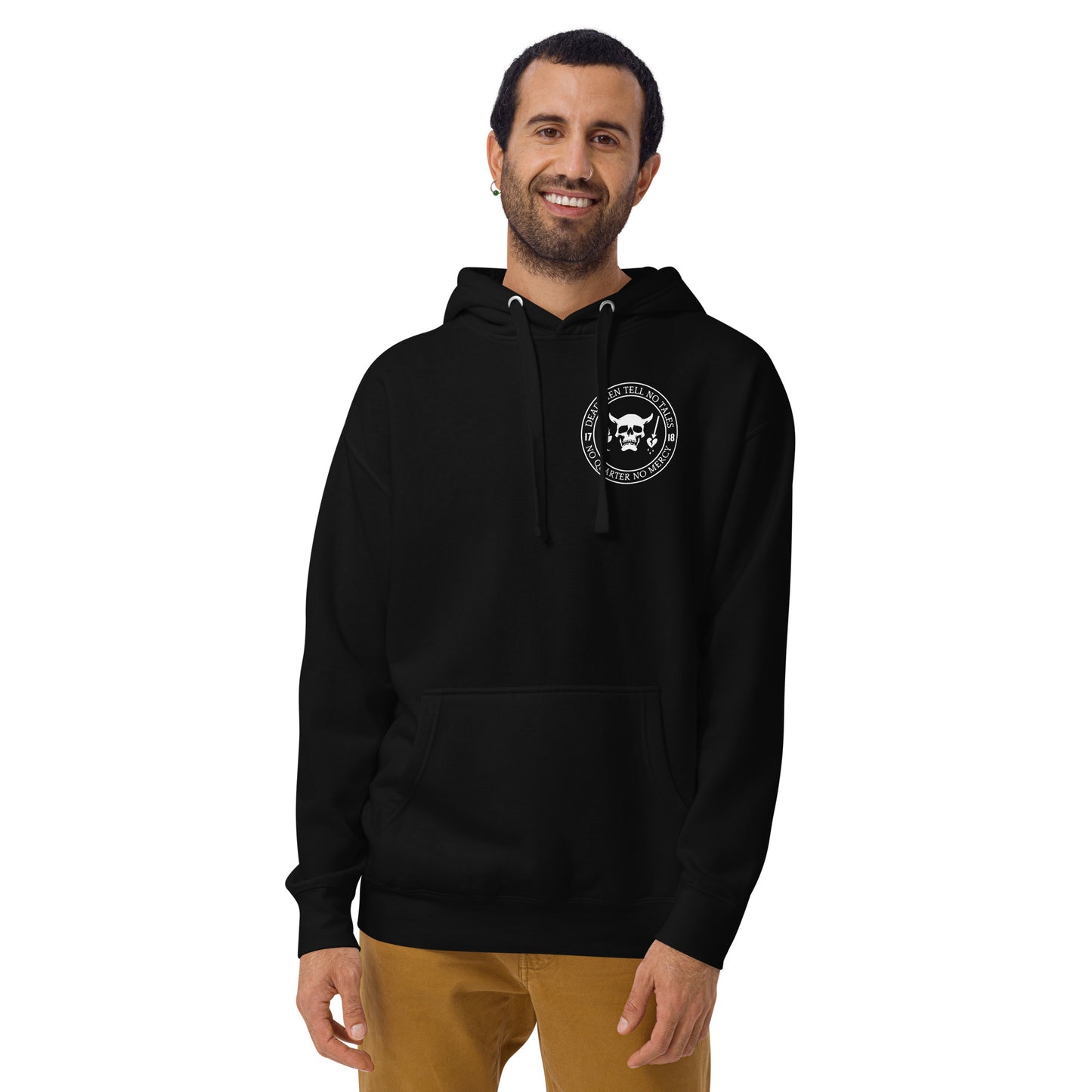 Dead Men Tell No Tales - No Quarter No Mercy Premium Hoodie-911 Duty Gear USA-911 Duty Gear USA