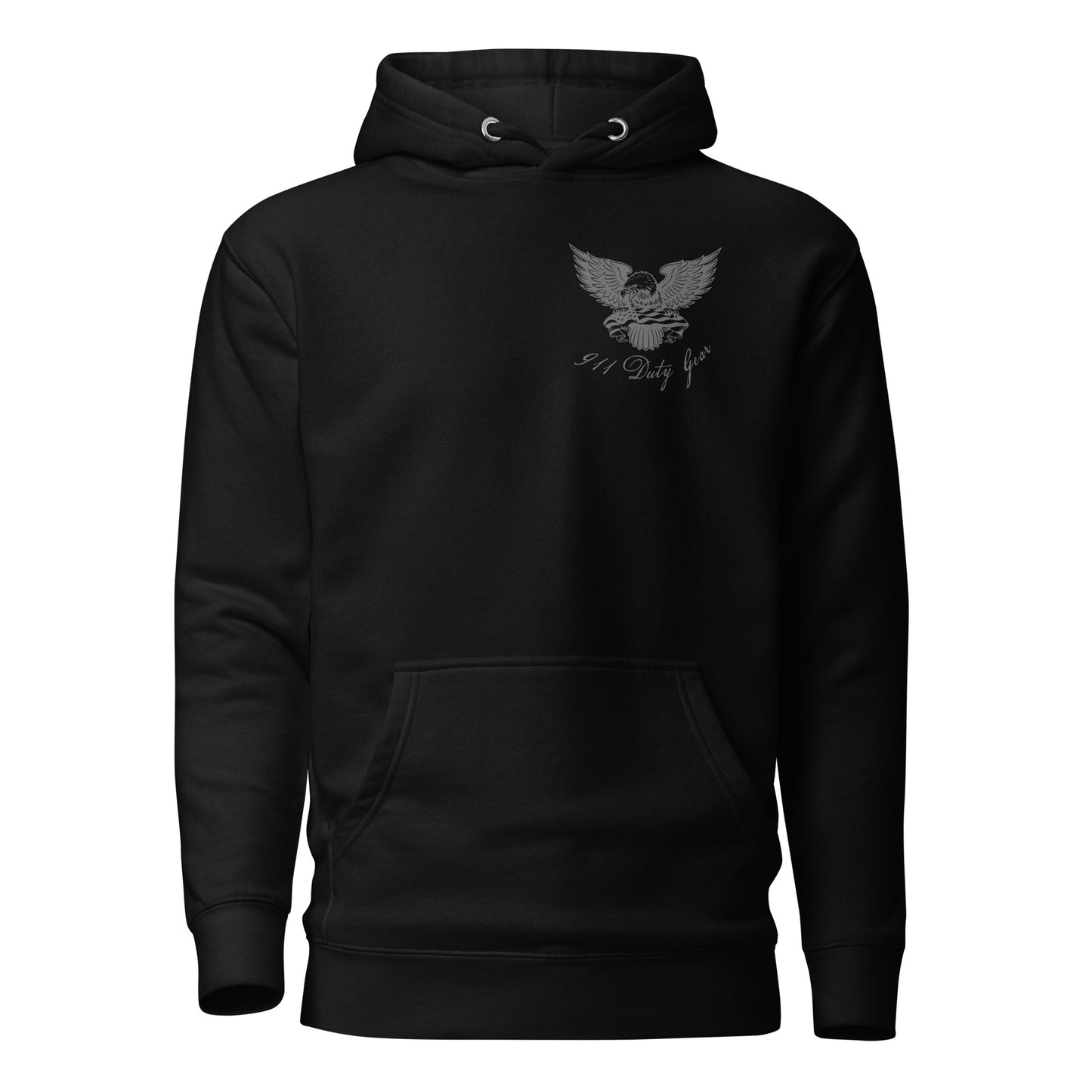 911 USA Eagle Holding Flag Hoodie-911 Duty Gear USA-911 Duty Gear USA