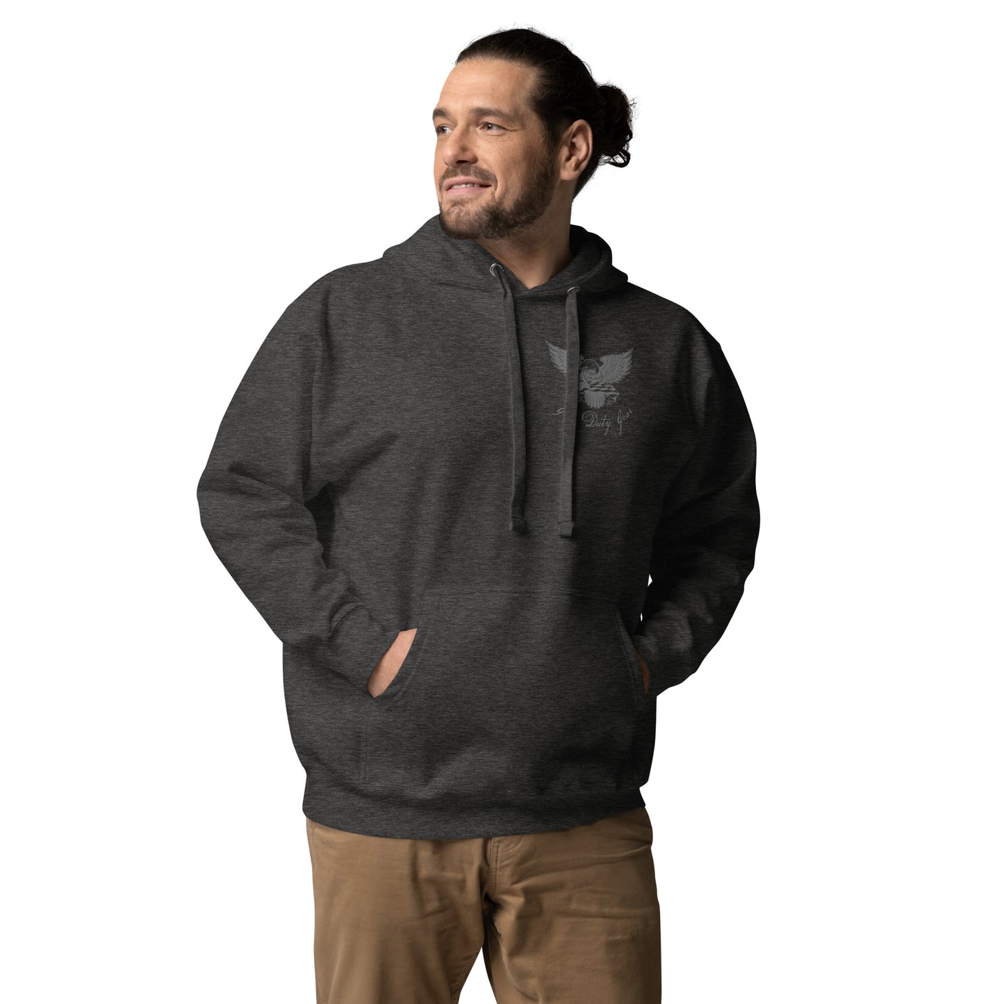 911 USA Eagle Holding Flag Hoodie-911 Duty Gear USA-911 Duty Gear USA