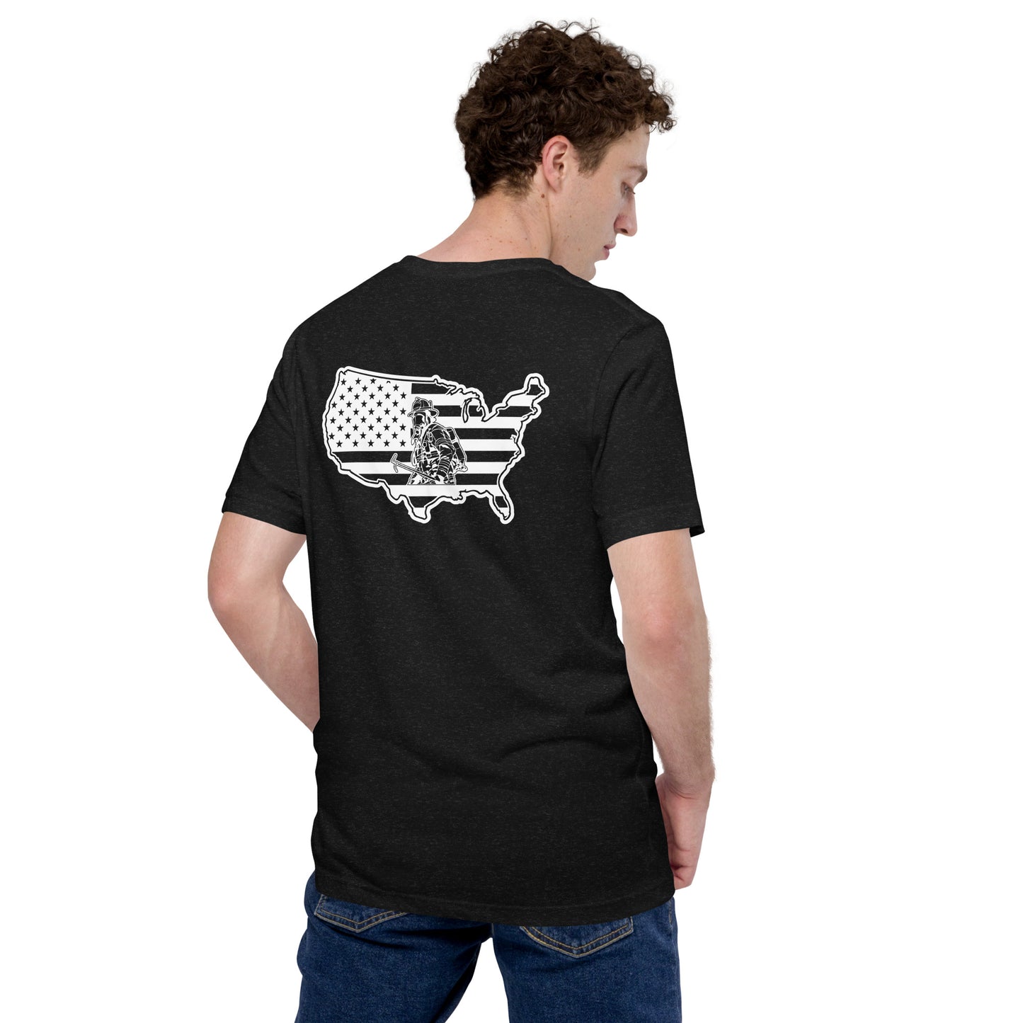Maltese Cross Fire Department American Premium Tee-911 Duty Gear USA-911 Duty Gear USA
