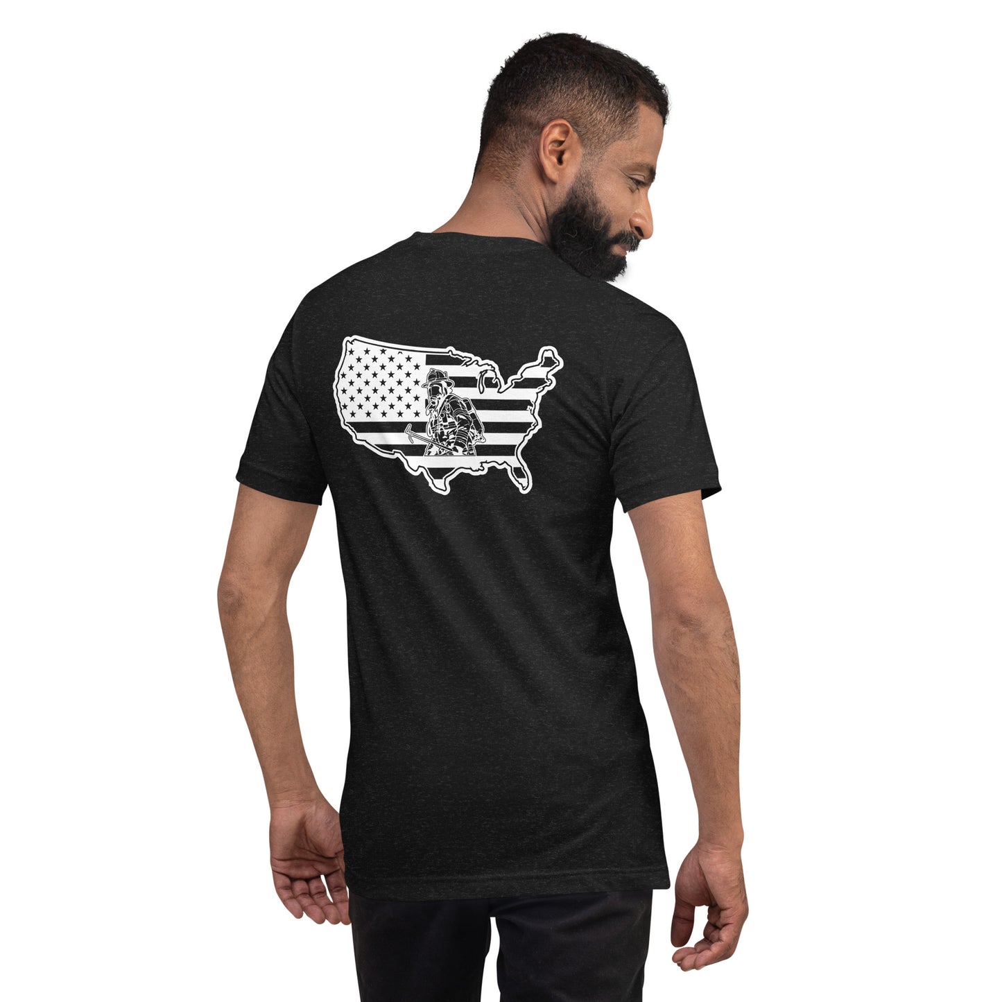 Maltese Cross Fire Department American Premium Tee-911 Duty Gear USA-911 Duty Gear USA