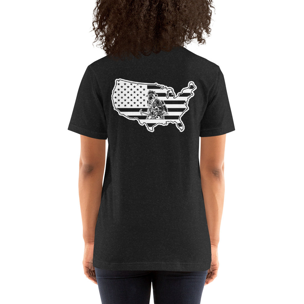 Maltese Cross Fire Department American Premium Tee-911 Duty Gear USA-911 Duty Gear USA