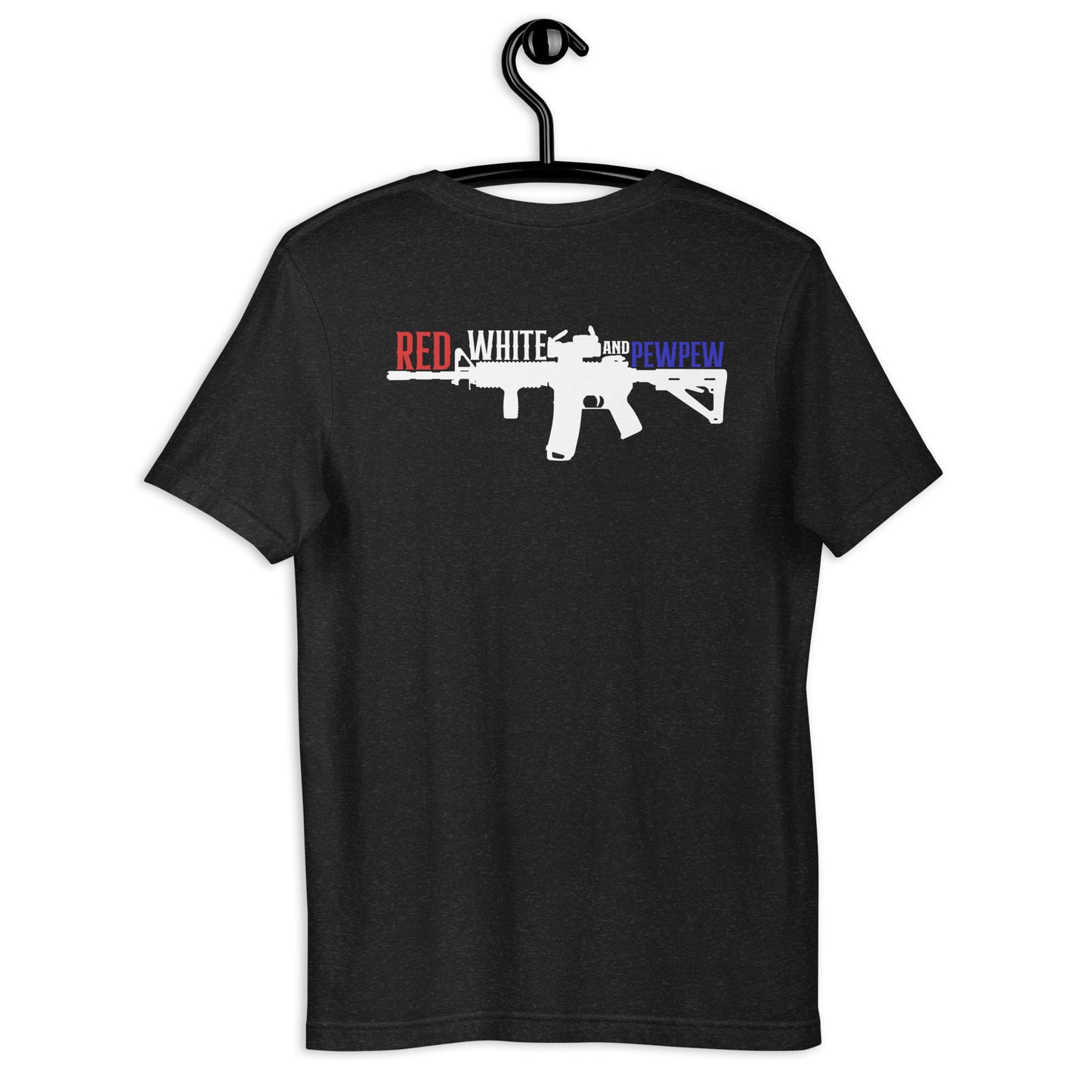 Red, White and Pew Pew 2nd Amendment Premium Tee Shirt-911 Duty Gear USA-911 Duty Gear USA