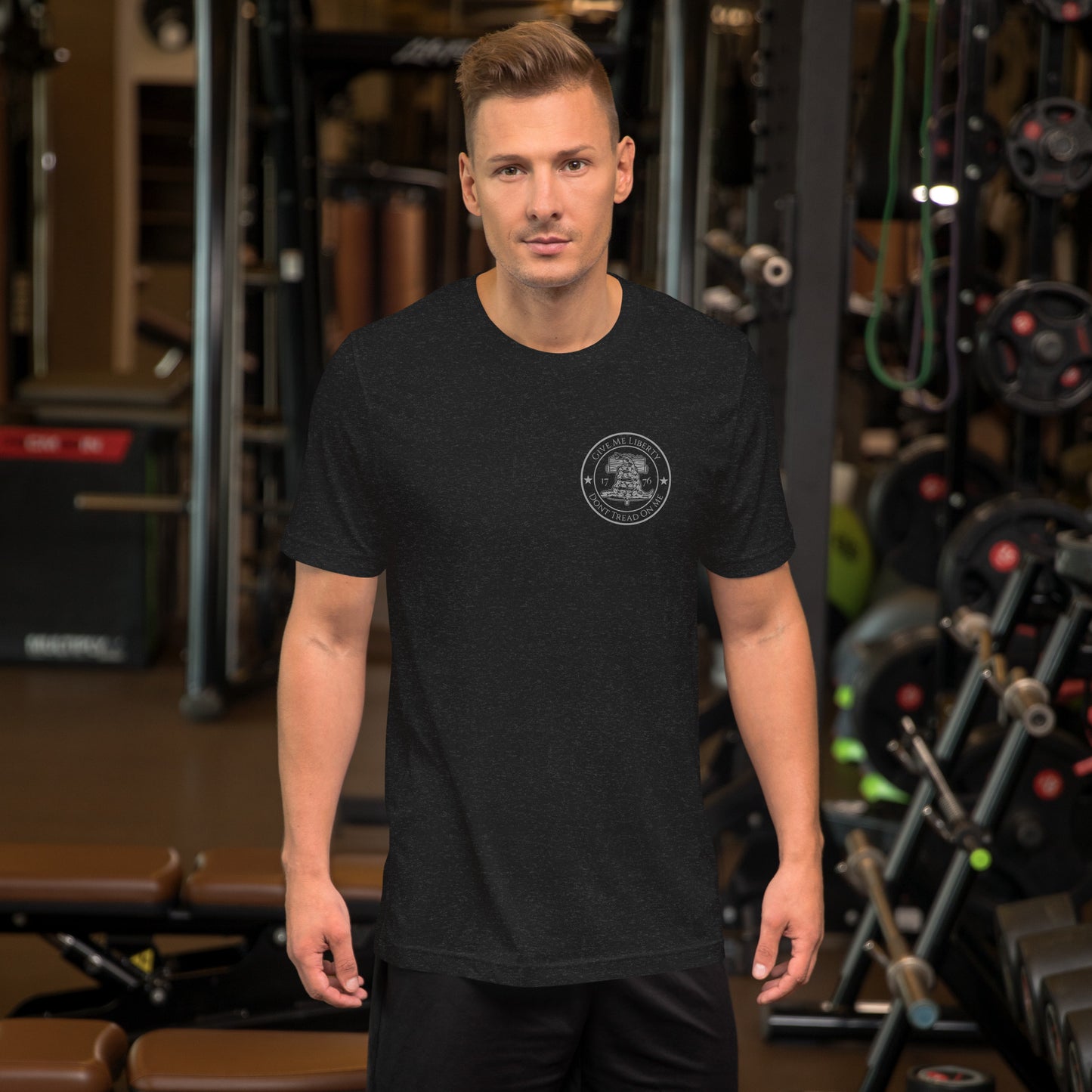 Give Me Liberty - Dont Tread On Me Premium Tee Shirt-911 Duty Gear USA-911 Duty Gear USA