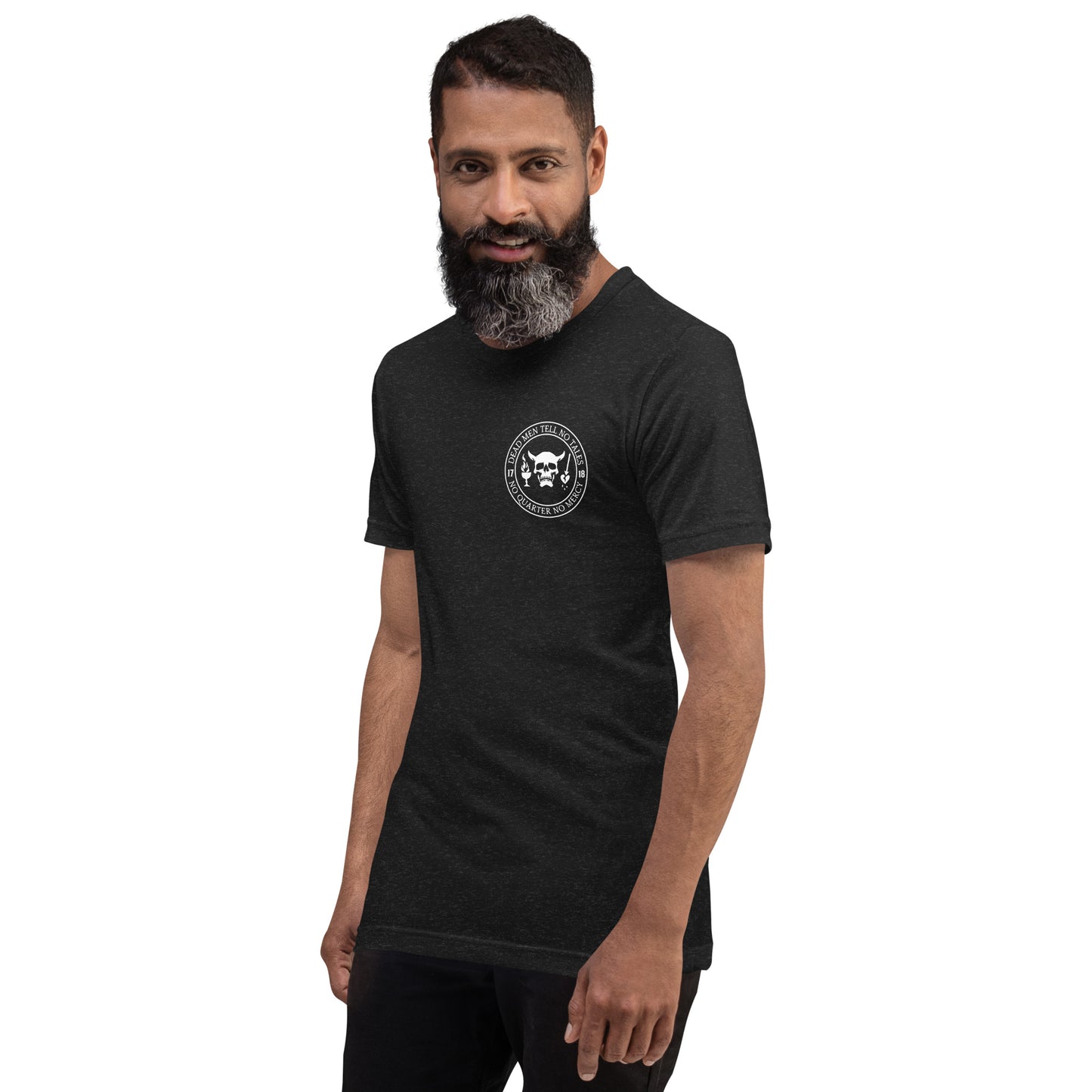 Dead Men Tell No Tales - No Quarter No Mercy Premium Tee Shirt-911 Duty Gear USA-911 Duty Gear USA