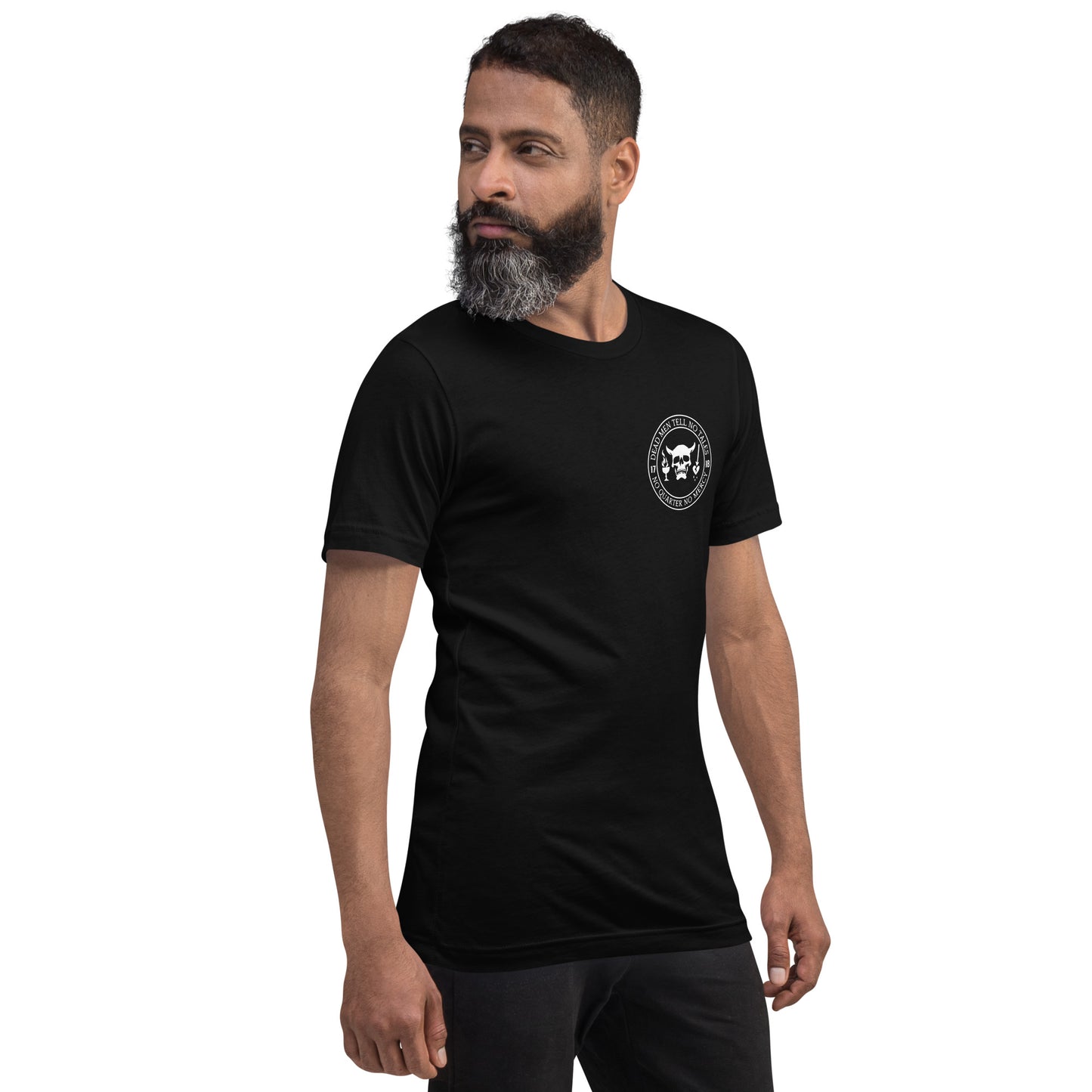 Dead Men Tell No Tales - No Quarter No Mercy Premium Tee Shirt-911 Duty Gear USA-911 Duty Gear USA
