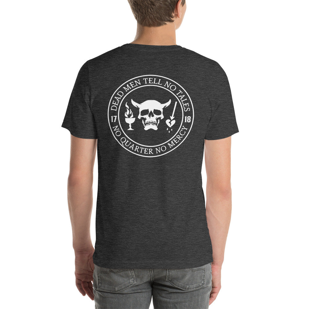 Dead Men Tell No Tales - No Quarter No Mercy Premium Tee Shirt-911 Duty Gear USA-911 Duty Gear USA