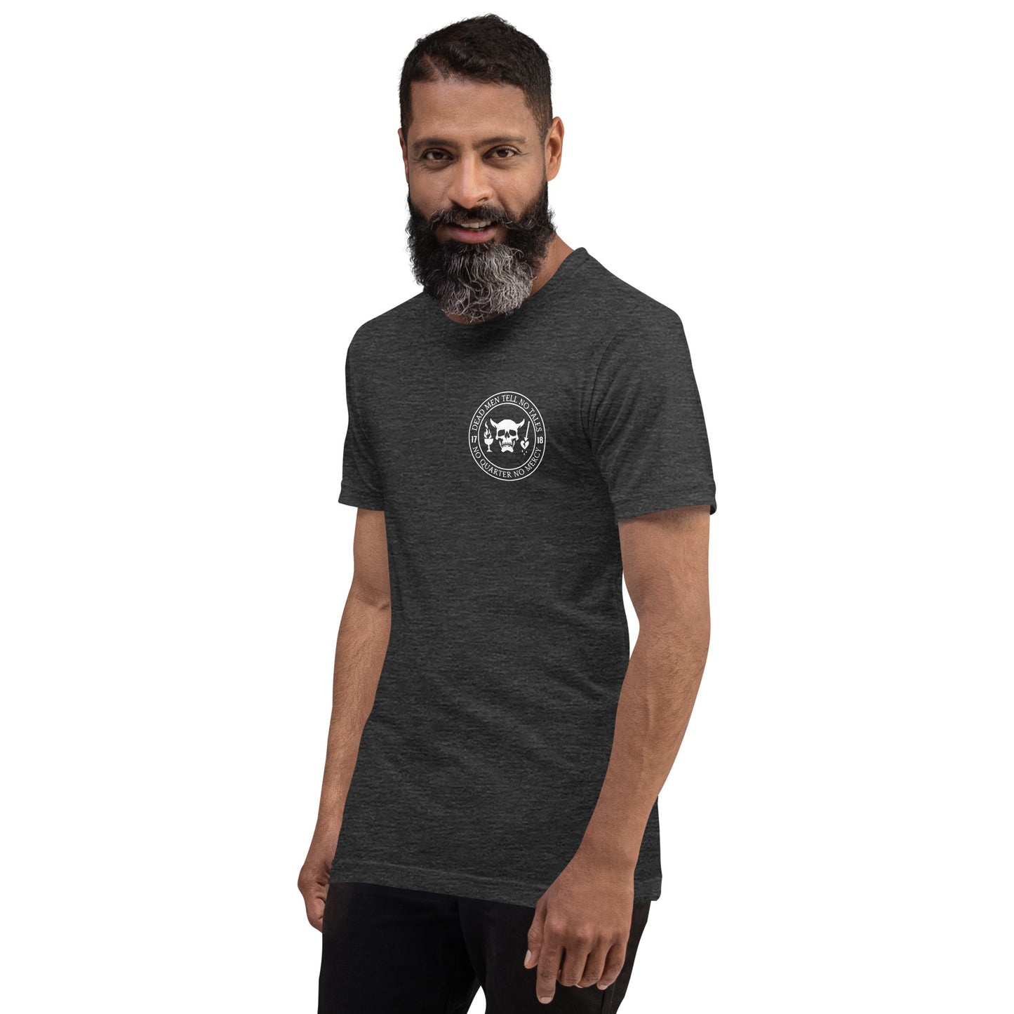 Dead Men Tell No Tales - No Quarter No Mercy Premium Tee Shirt-911 Duty Gear USA-911 Duty Gear USA
