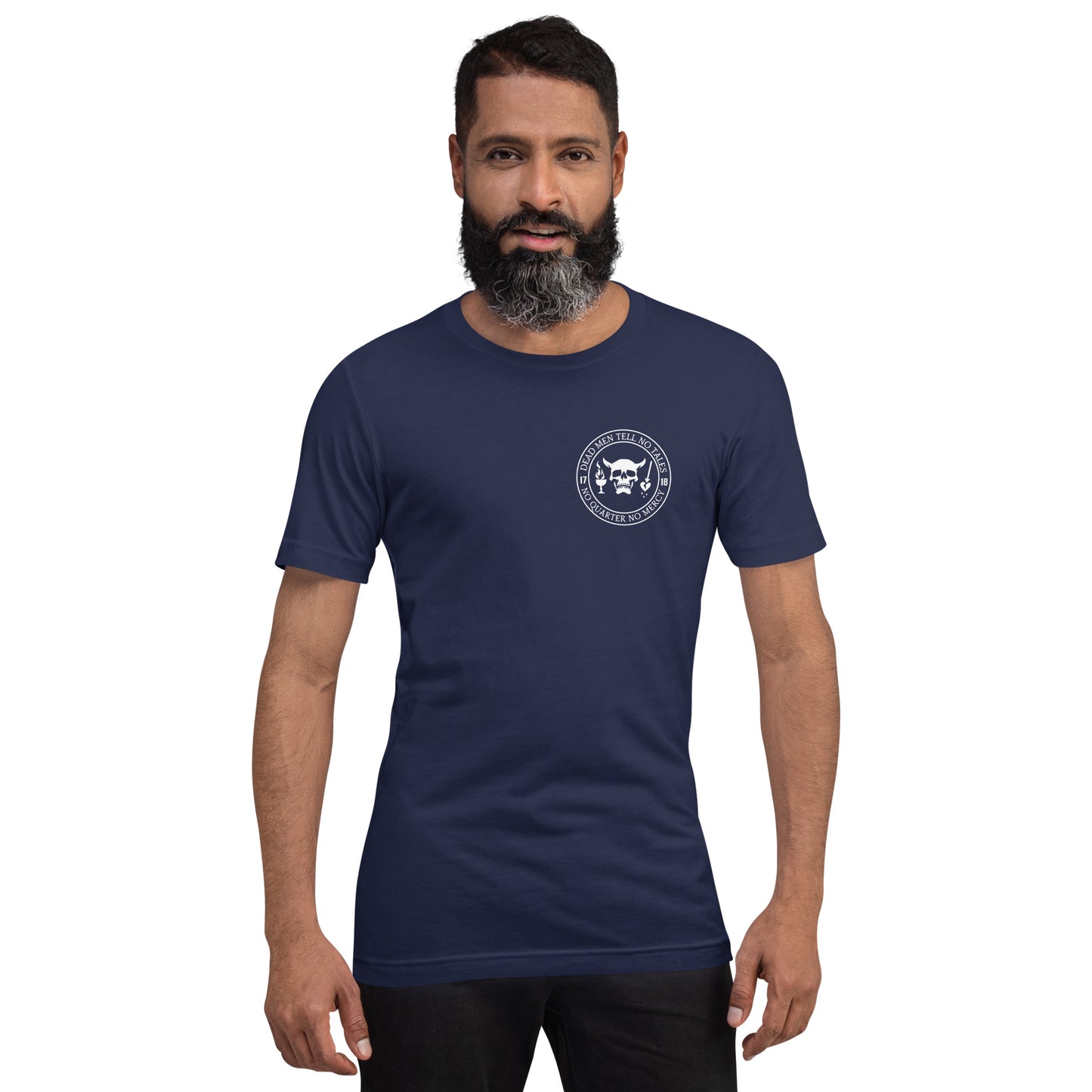 Dead Men Tell No Tales - No Quarter No Mercy Premium Tee Shirt-911 Duty Gear USA-911 Duty Gear USA