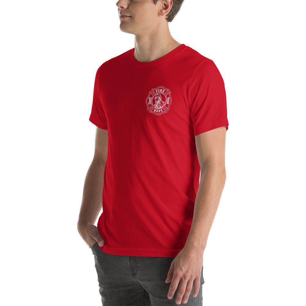 Maltese Cross Fire Department American Premium Tee-911 Duty Gear USA-911 Duty Gear USA