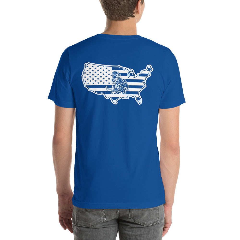 Maltese Cross Fire Department American Premium Tee-911 Duty Gear USA-911 Duty Gear USA
