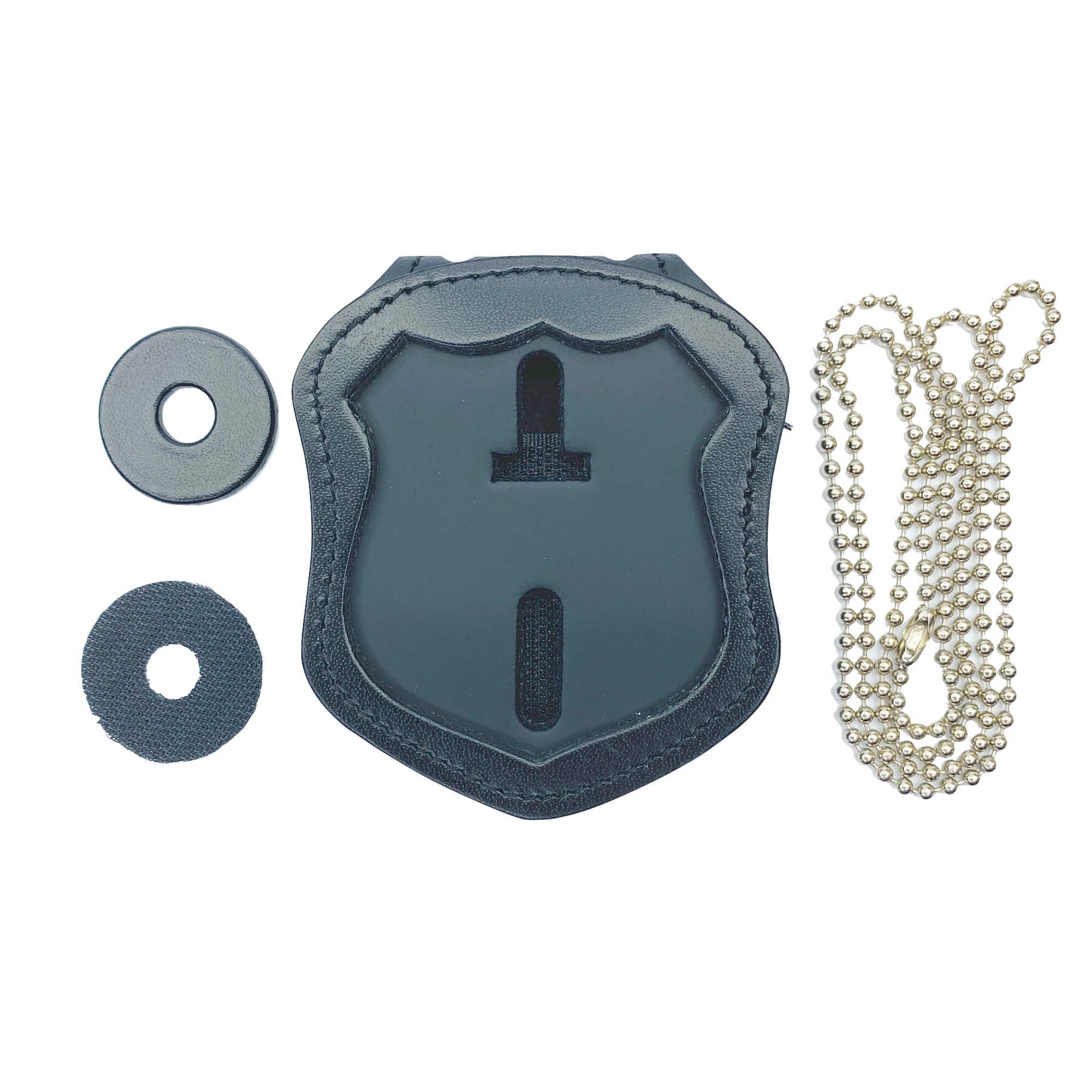 New York Police Department (NYPD) Police Officer Badge Belt Holder & Neck Chain-Perfect Fit-911 Duty Gear USA
