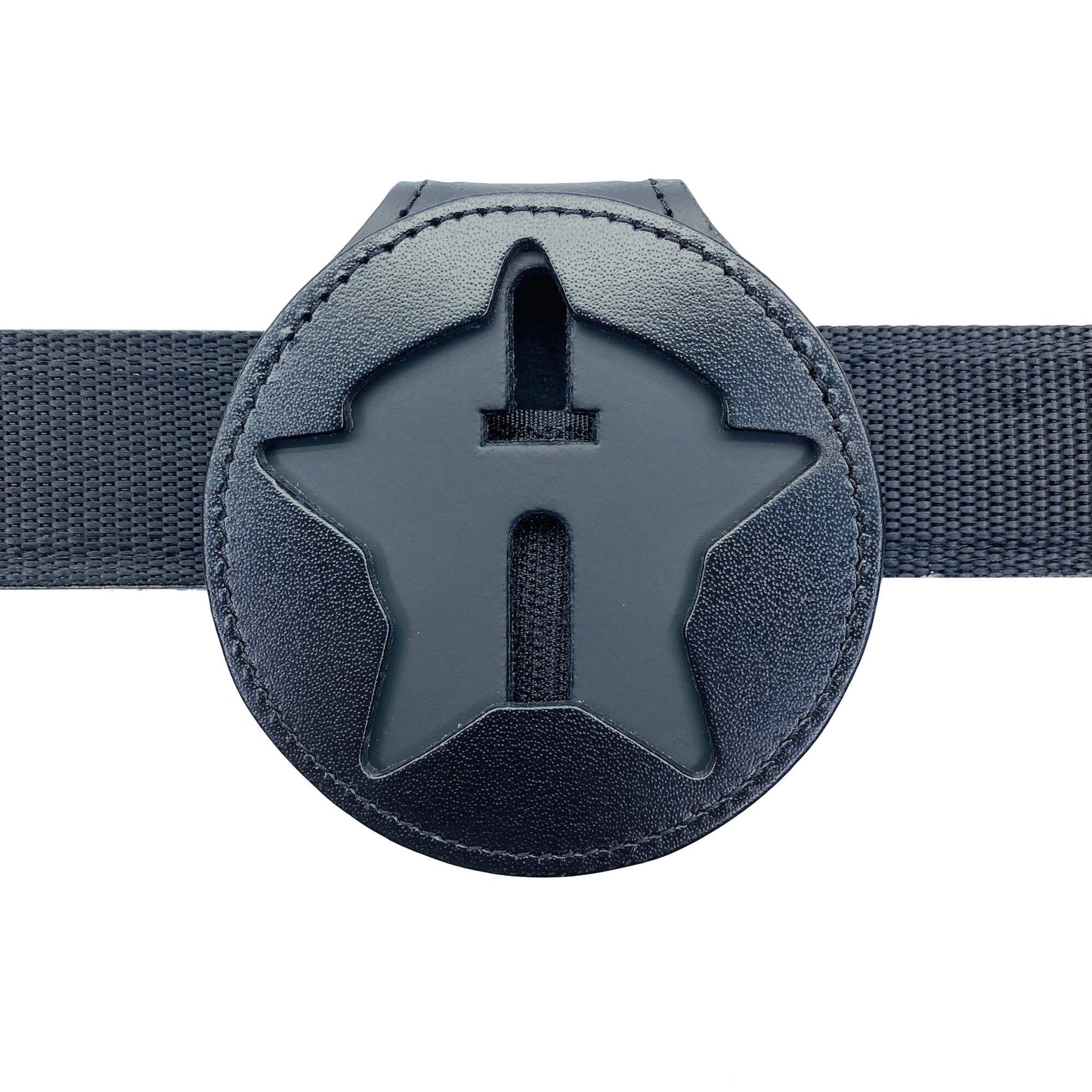 Chicago Police Department - Police Officer Badge Belt Holder & Neck Chain-Perfect Fit-911 Duty Gear USA