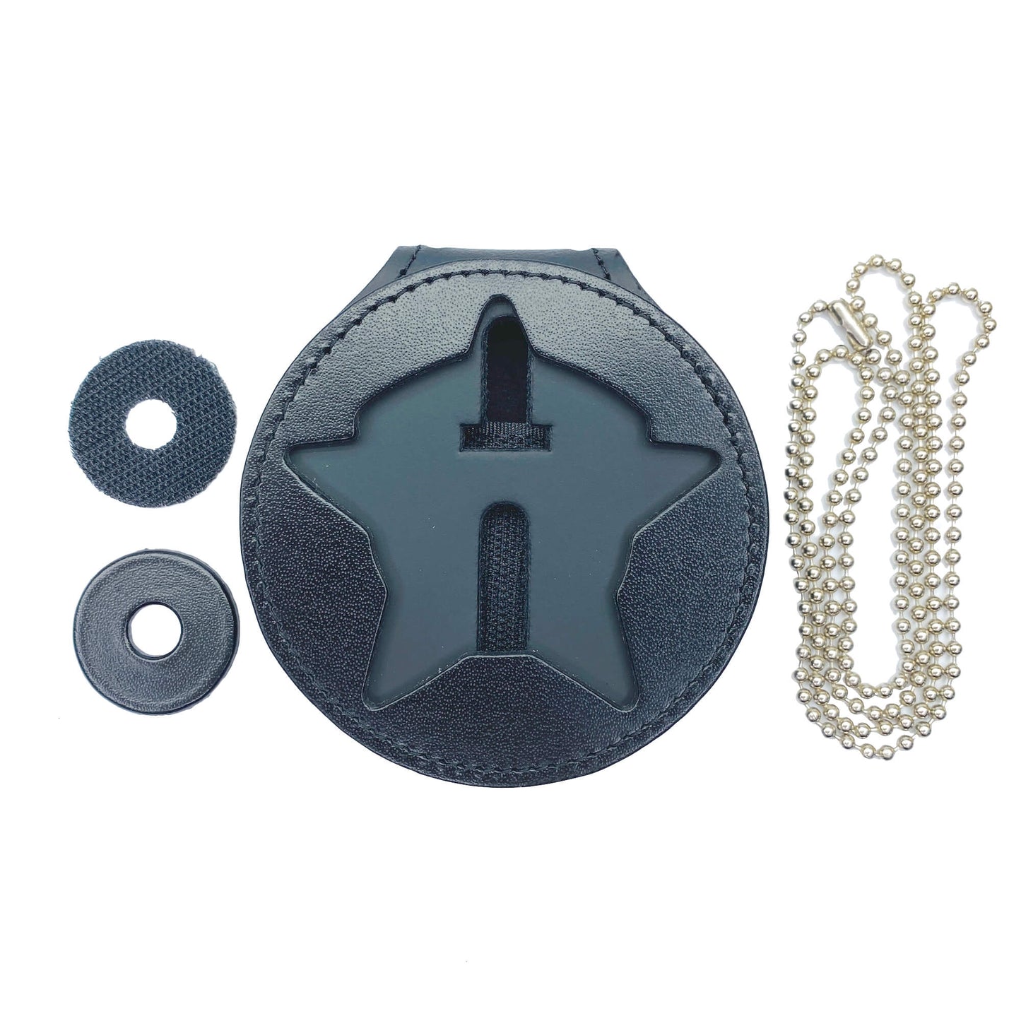 Chicago Police Department - Police Officer Badge Belt Holder & Neck Chain-Perfect Fit-911 Duty Gear USA