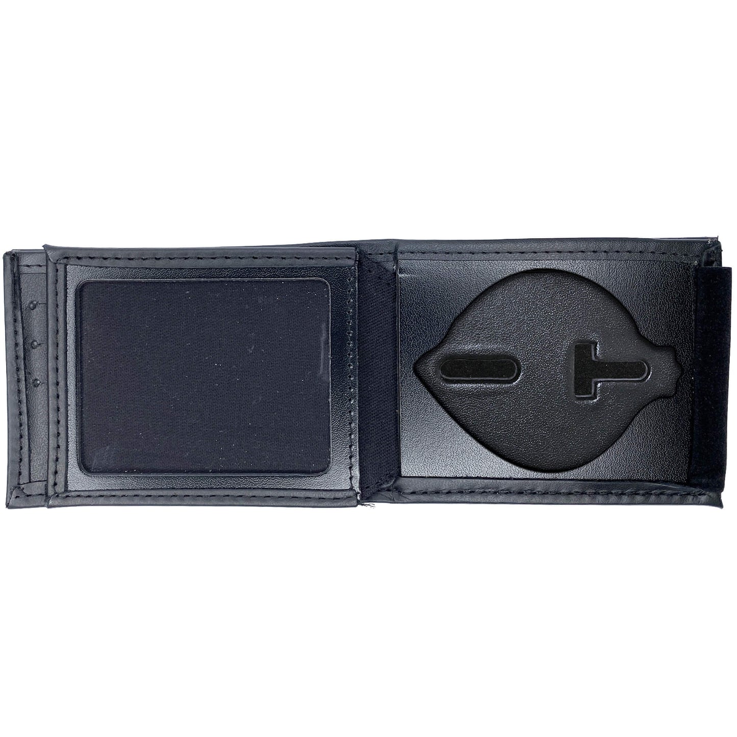 Pittsburgh Police Officer Horizontal Bifold Hidden SMALL Badge Wallet-Perfect Fit-911 Duty Gear USA