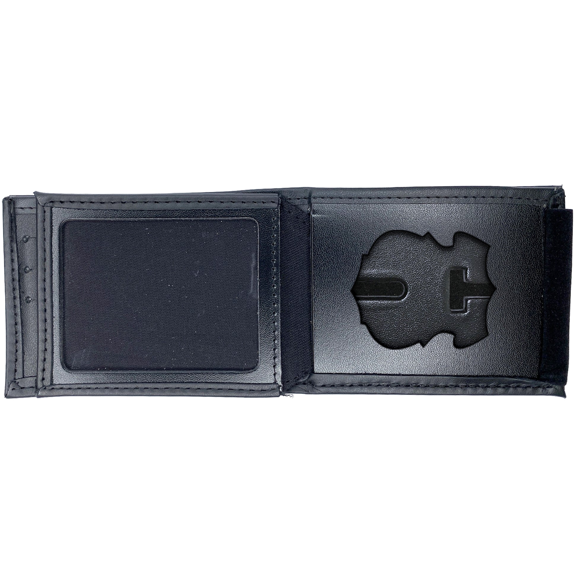Cleveland Police Mini Badge Horizontal Bifold Hidden Badge Wallet-Perfect Fit-911 Duty Gear USA