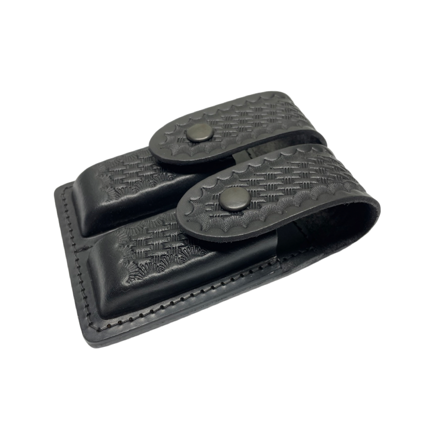 Leather Closed Top Magazine Pouch - Universal Single Stacked Mags-Perfect Fit-911 Duty Gear USA