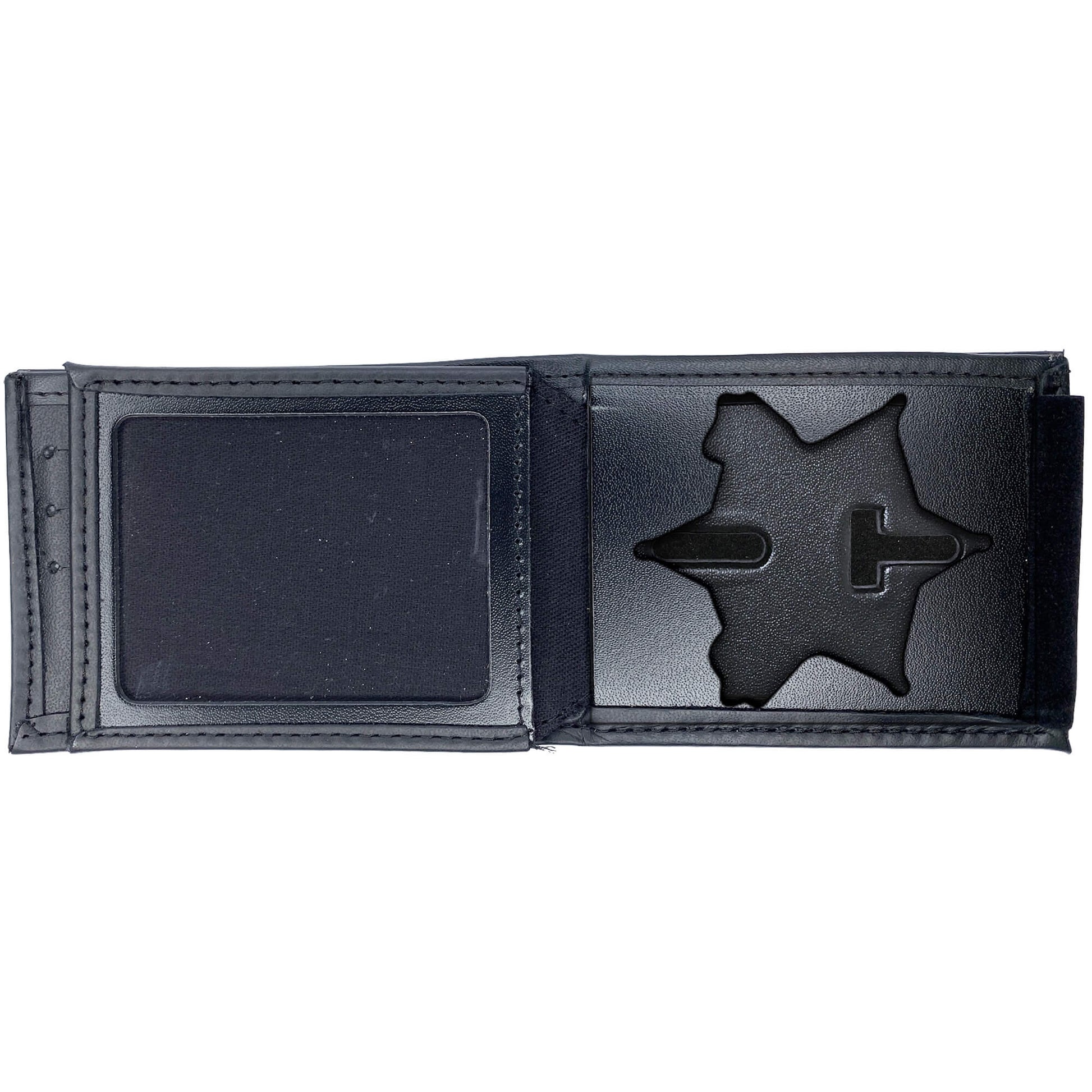 Perfect Fit County Sheriff Police Badge Wallet 6PT Star Fits Many
