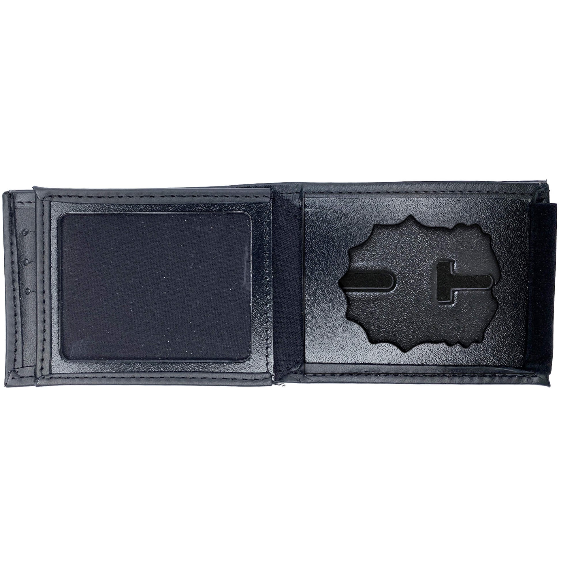 New York Police Department (NYPD) Chief-Inspector Horizontal Bifold Hidden Badge Wallet-Perfect Fit-911 Duty Gear USA