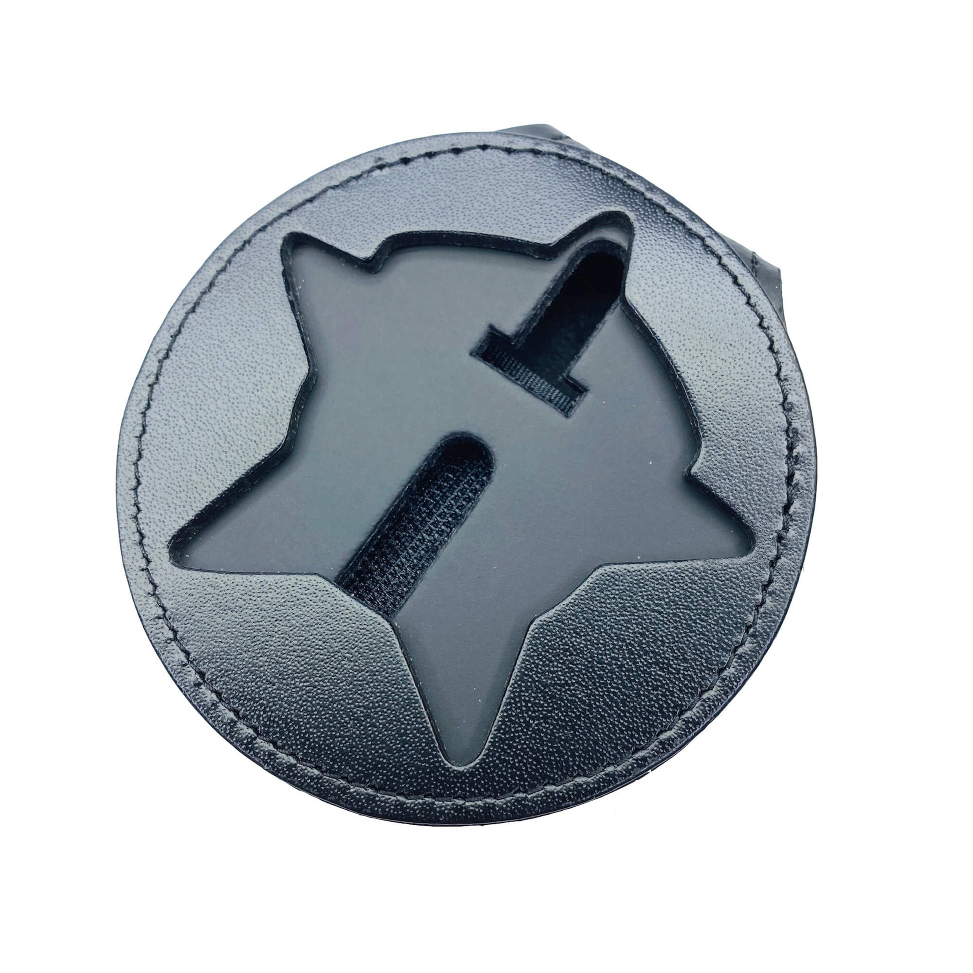 Police Badge Id Holder, Metal Certificate Holder