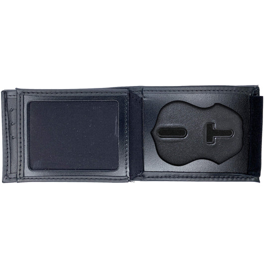 U.S. Immigration and Customs Enforcement - ICE (3in) Horizontal Bifold Hidden Badge Wallet-Perfect Fit-911 Duty Gear USA