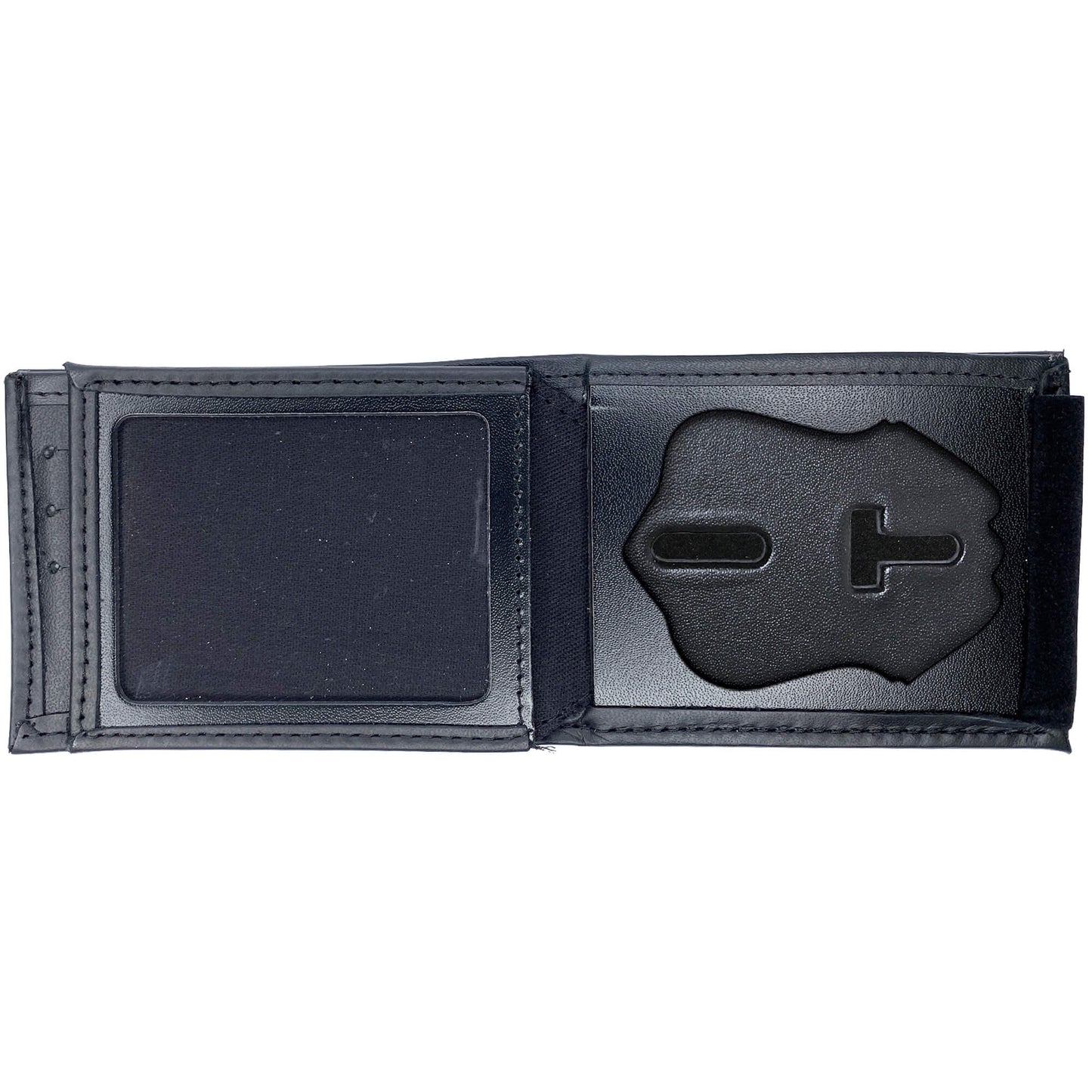 Houston Police Sergeant Horizontal Bifold Hidden Badge Wallet-Perfect Fit-911 Duty Gear USA