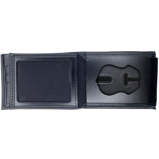 U.S. Immigration and Customs Enforcement - ICE (2.5in) Horizontal Bifold Hidden Badge Wallet-Perfect Fit-911 Duty Gear USA
