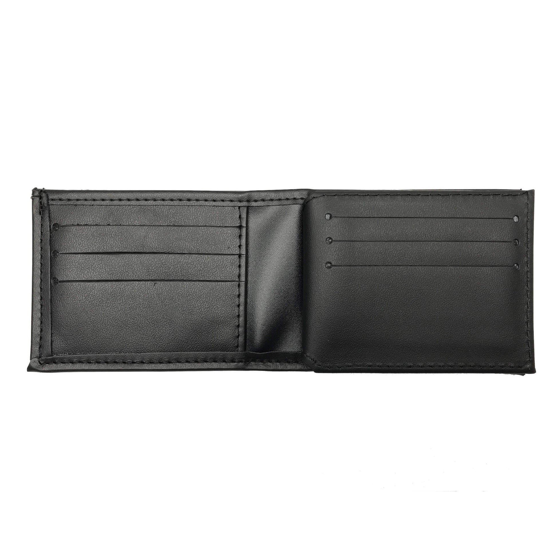 U.S. Immigration and Customs Enforcement - ICE (3in) Horizontal Bifold Hidden Badge Wallet-Perfect Fit-911 Duty Gear USA