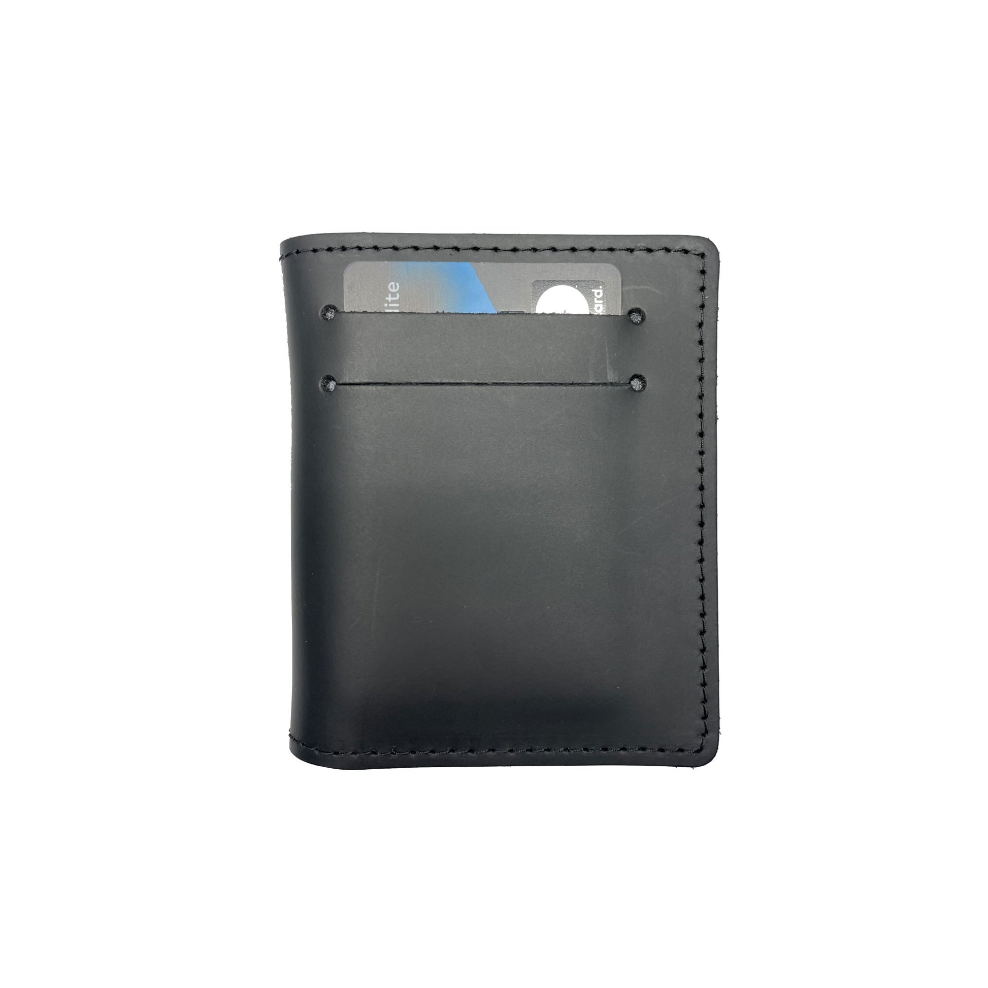 Duty Leather Book Style Badge and Single ID Case - Cutout