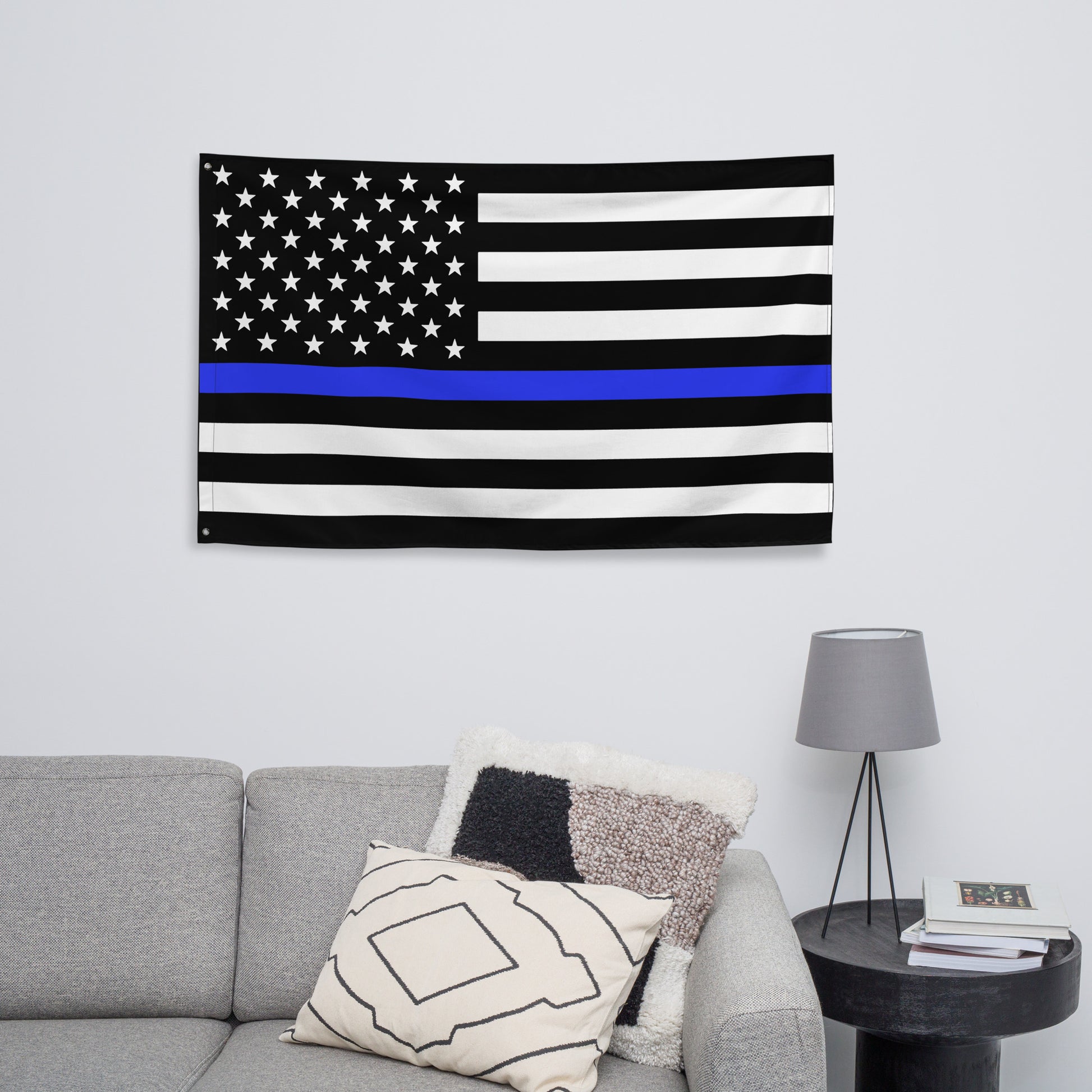 USA Thin Blue Line Police & LEO Wall Flag-911 Duty Gear USA-911 Duty Gear USA